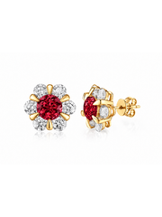 Metal Type:_10K Yellow Gold&Gemstone_Ruby