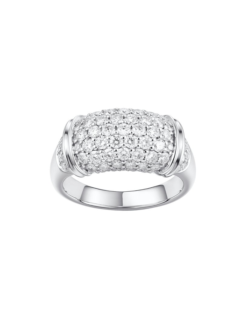 DUNE Moissanite Pavé Dome Ring
