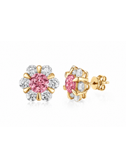 Metal type_10K Yellow Gold&Gemstone_Sunrise Padparadscha Sapphire