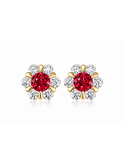 Metal Type:_10K Yellow Gold&Gemstone_Ruby
