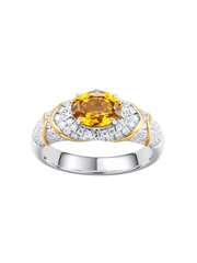 Metal Type:_14K Yellow Gold&Gemstone_Canary Yellow Sapphire