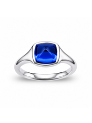 Metal Type:_925 Sterling Silver&Gemstone_Royal Blue Sapphire