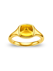 Metal Type:_14K Yellow Gold&Gemstone_Canary Yellow Sapphire