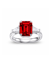 Metal Type:_14K White Gold&Gemstone_Ruby