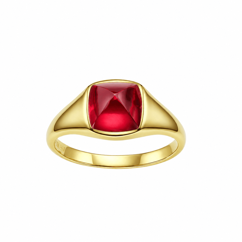 Ring with hand-set setting detail view showcasing the jewelry design and finish