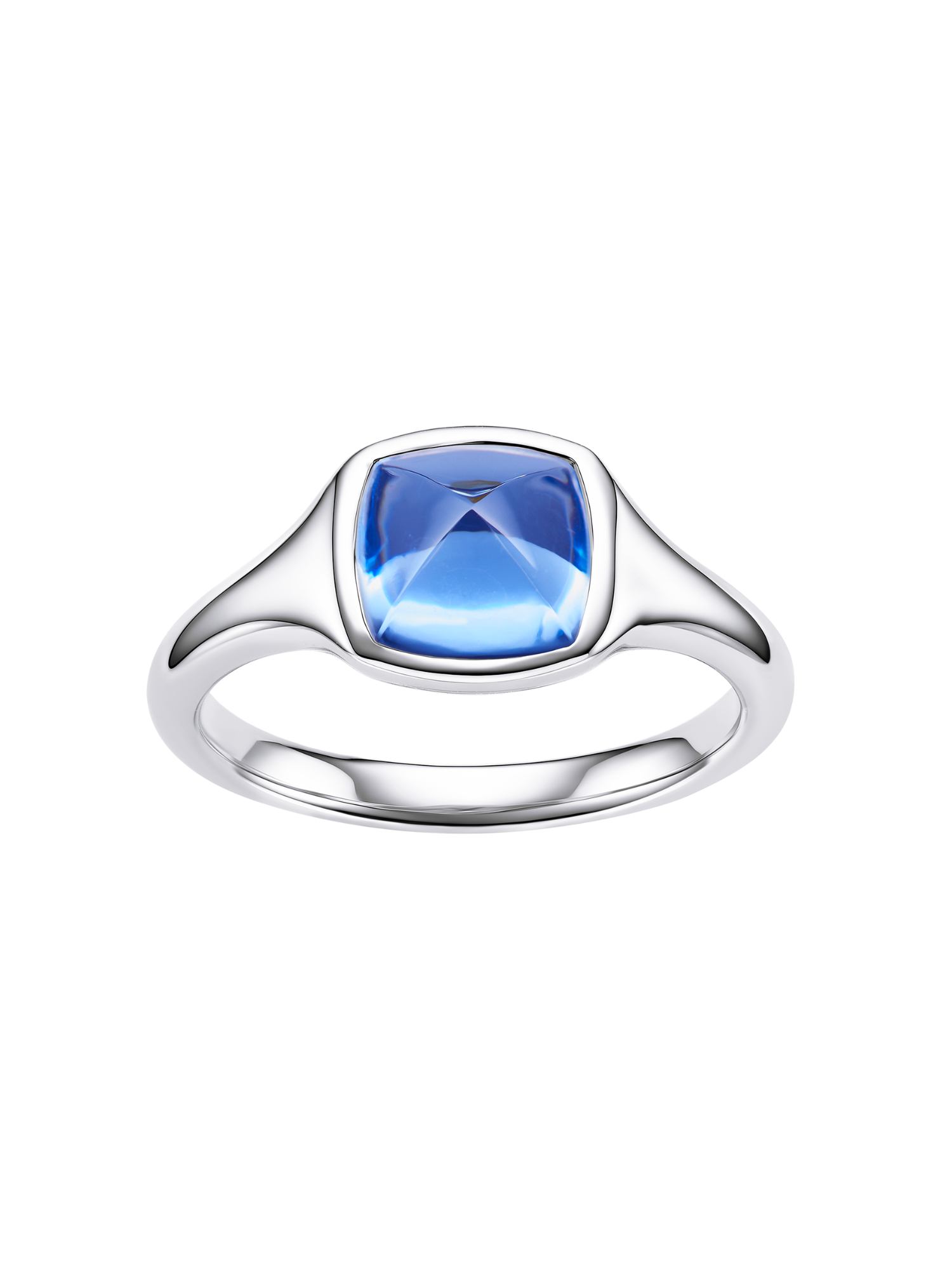 Metal Type:_925 Sterling Silver&Gemstone_Santa Maria Blue Sapphire