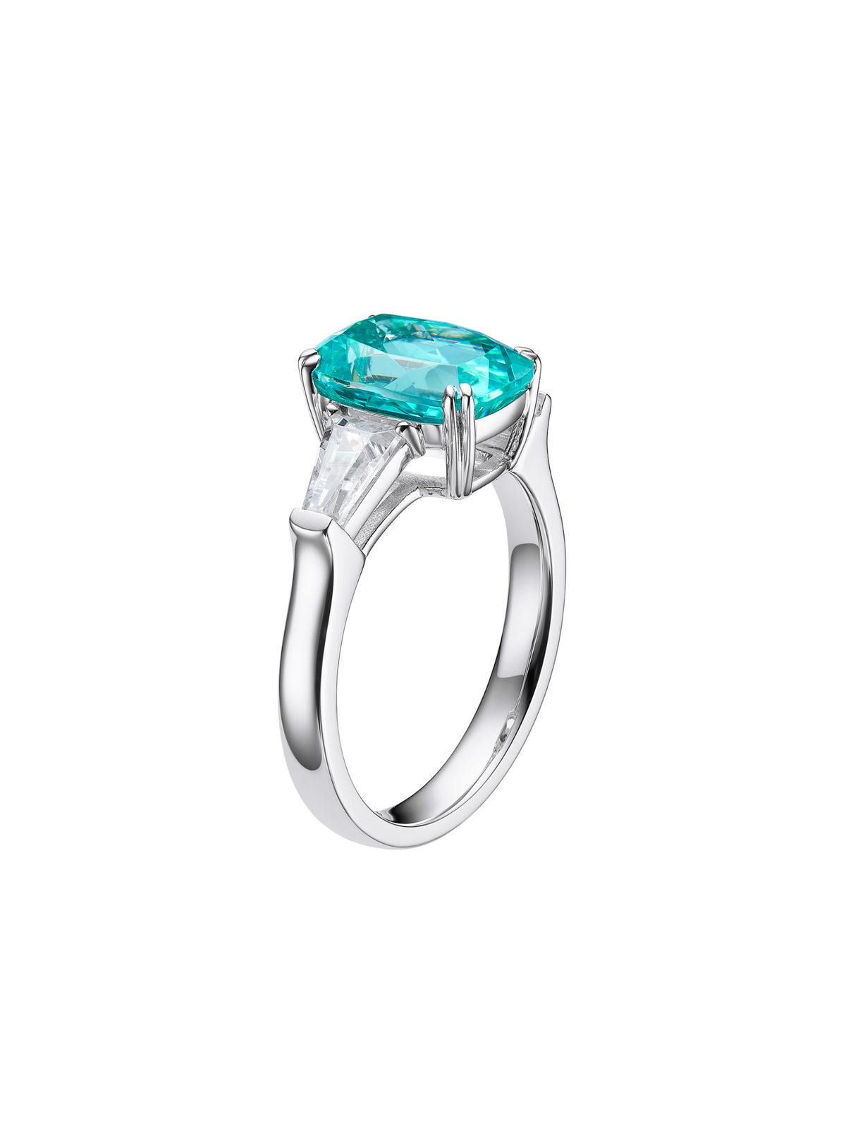 Metal Type:_925 Sterling Silver&Gemstone_ Paraiba Hue YAG