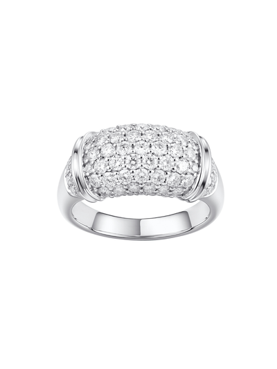 DUNE  Moissanite Pavé Dome Ring