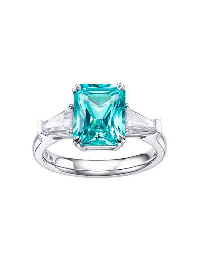 Metal Type:_925 Sterling Silver&Gemstone_ Paraiba Hue YAG