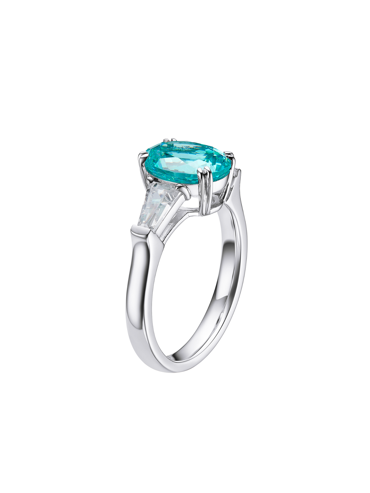 Metal Type:_925 Sterling Silver&Gemstone_ Paraiba Hue YAG
