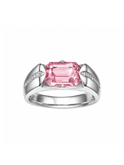 Metal type_925 Sterling Silver&Gemstone_Sunrise Padparadscha Sapphire