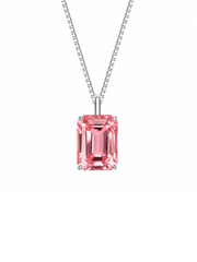 Metal type_925 Sterling Silver&Gemstone_Sunrise Padparadscha Sapphire