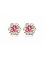 Metal type_10K Yellow Gold&Gemstone_Sunrise Padparadscha Sapphire