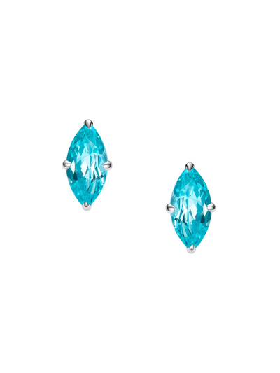 ROMY Marquise-Cut Lab-Grown Gemstone Stud Earrings
