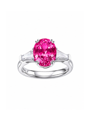 Metal type_925 Sterling Silver&Gemstone_Hot Pink Sapphire