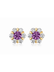 Metal Type:_10K Yellow Gold&Gemstone_Purple Sapphire