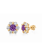 Metal Type:_10K Yellow Gold&Gemstone_Purple Sapphire