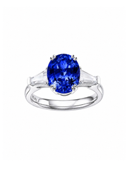 Metal Type:_925 Sterling Silver&Gemstone_Royal Blue Sapphire