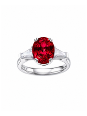 Metal Type:_925 Sterling Silver&Gemstone_Ruby