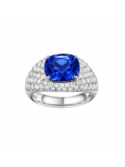 Metal Type:_925 Sterling Silver&Gemstone_Royal Blue Sapphire