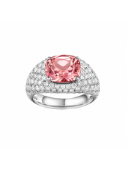 Metal type_925 Sterling Silver&Gemstone_Sunrise Padparadscha Sapphire