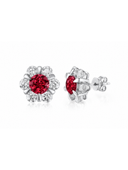 Metal Type:_10K White Gold&Gemstone_Ruby