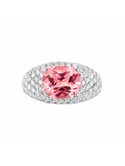 Metal type_925 Sterling Silver&Gemstone_Sunrise Padparadscha Sapphire