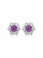 Metal Type:_10K White Gold&Gemstone_Purple Sapphire