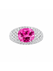 Metal type_925 Sterling Silver&Gemstone_Hot Pink Sapphire
