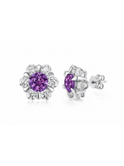 Metal Type:_10K White Gold&Gemstone_Purple Sapphire