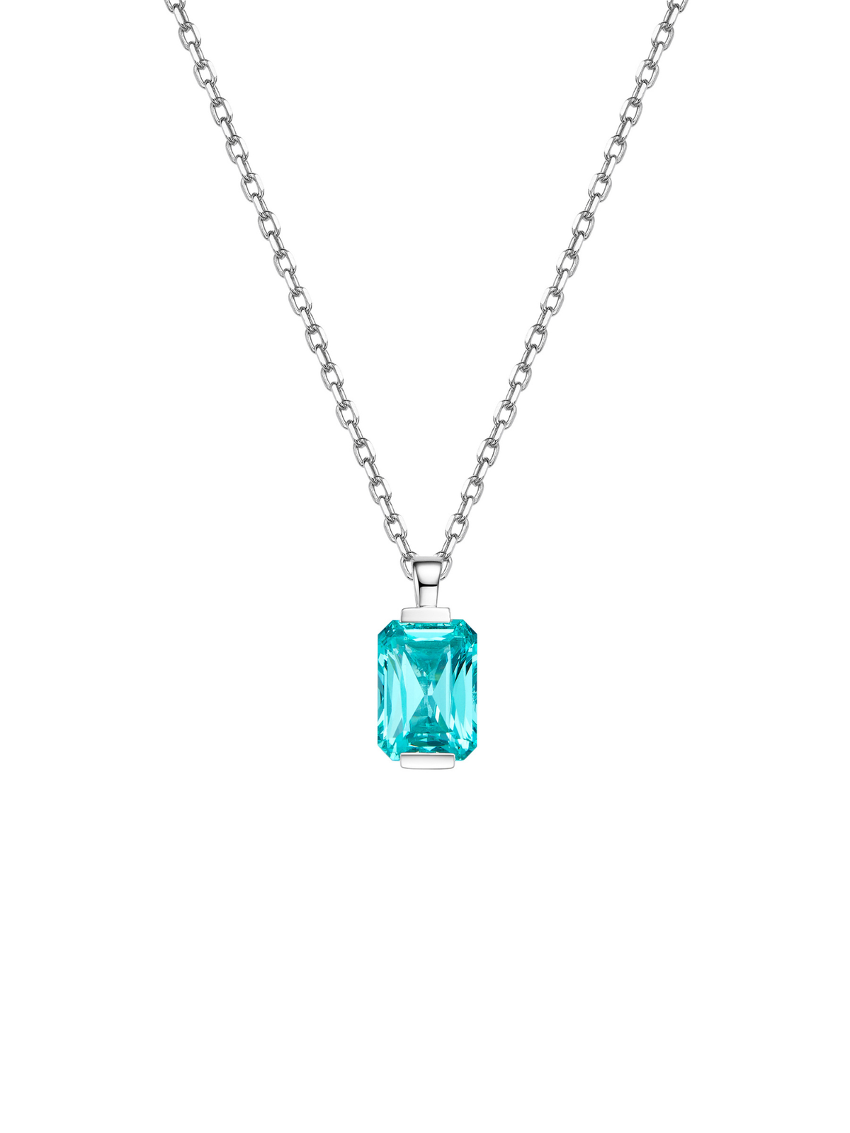 Metal Type:_925 Sterling Silver&Gemstone_ Paraiba Hue YAG