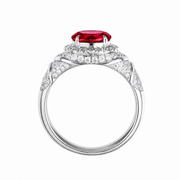 Metal Type:_925 Sterling Silver&Gemstone_Ruby