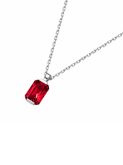 Metal Type:_925 Sterling Silver&Gemstone_Ruby