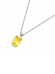 Metal Type:_925 Sterling Silver&Gemstone_Canary Yellow Sapphire