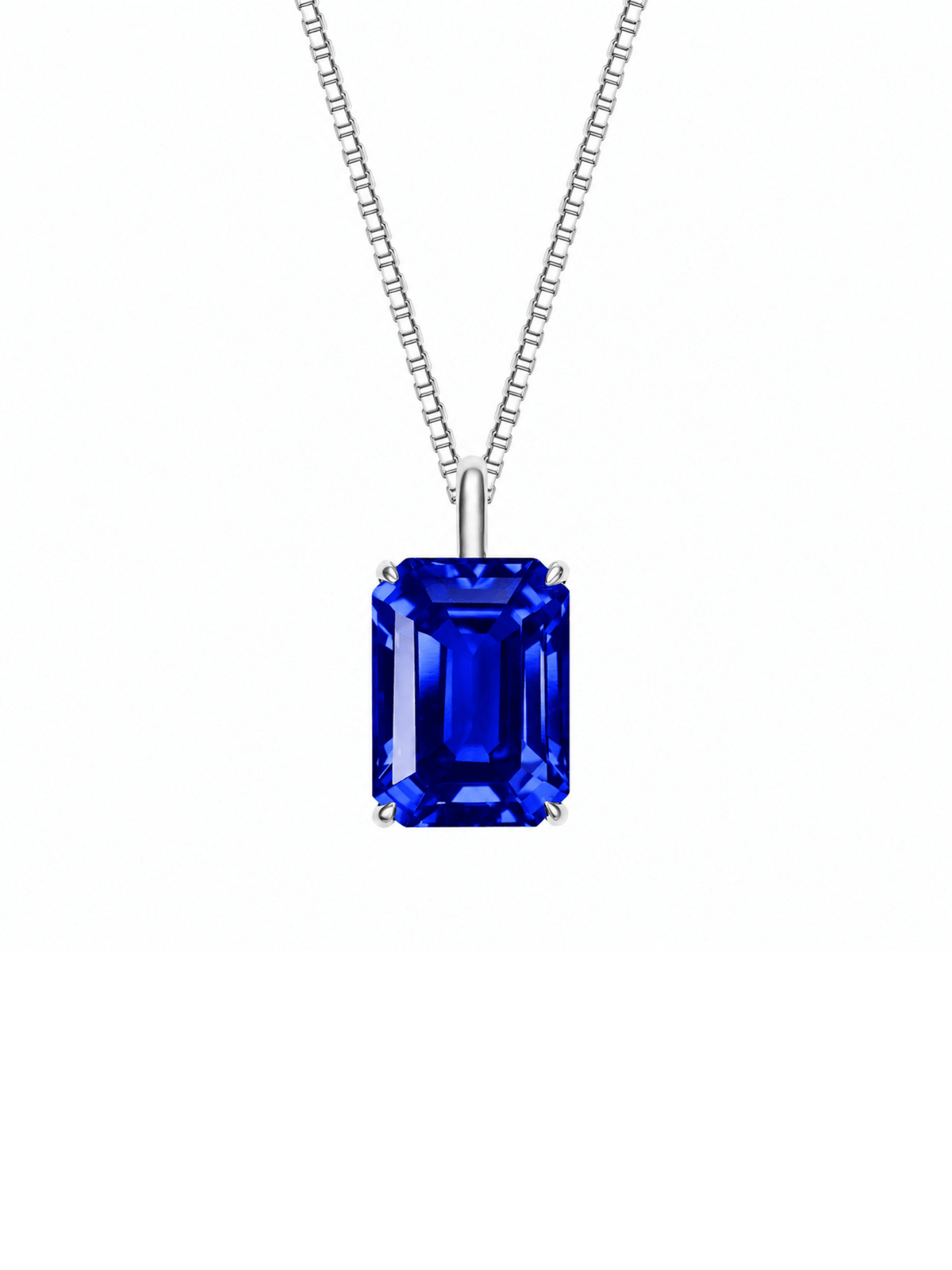 ALIX Emerald-Cut Lab-Grown Gemstone Necklace