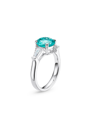 Metal Type:_925 Sterling Silver&Gemstone_ Paraiba Hue YAG