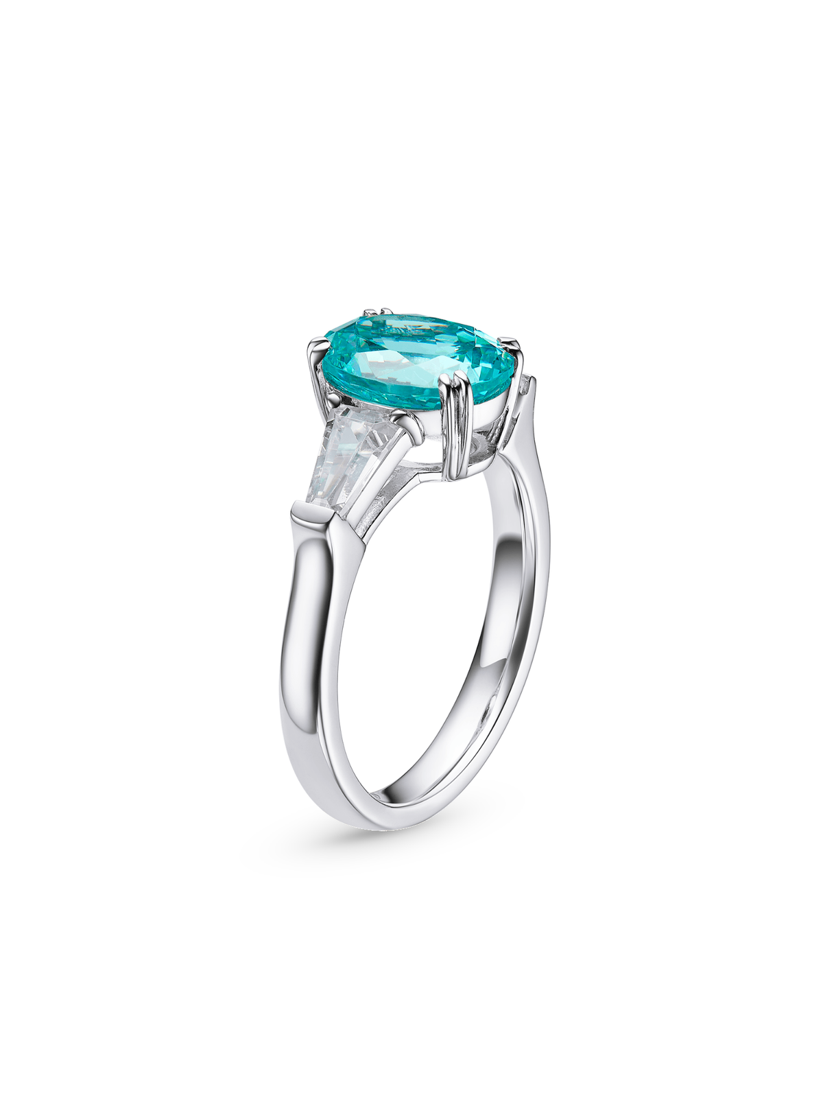 Metal Type:_925 Sterling Silver&Gemstone_ Paraiba Hue YAG