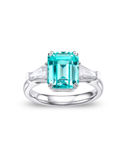 Metal Type:_925 Sterling Silver&Gemstone_ Paraiba Hue YAG