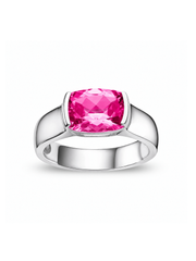 Metal type_925 Sterling Silver&Gemstone_Hot Pink Sapphire