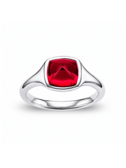 Metal Type:_925 Sterling Silver&Gemstone_Ruby