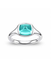 Metal Type:_925 Sterling Silver&Gemstone_ Paraiba Hue YAG