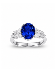 Metal Type:_925 Sterling Silver&Gemstone_Royal Blue Sapphire