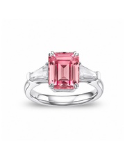 Metal type_925 Sterling Silver&Gemstone_Sunrise Padparadscha Sapphire