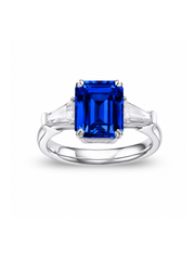 Metal Type:_925 Sterling Silver&Gemstone_Royal Blue Sapphire