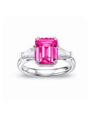 Metal type_925 Sterling Silver&Gemstone_Hot Pink Sapphire