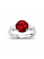 Metal Type:_925 Sterling Silver&Gemstone_Ruby