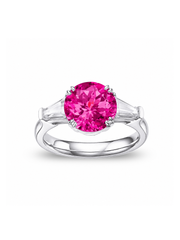 Metal type_925 Sterling Silver&Gemstone_Hot Pink Sapphire
