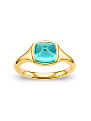 Metal Type:_14K Yellow Gold&Gemstone_ Paraiba Hue YAG