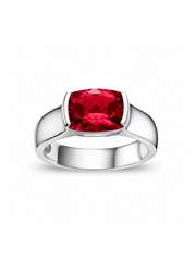 Metal Type:_14K White Gold&Gemstone_Ruby