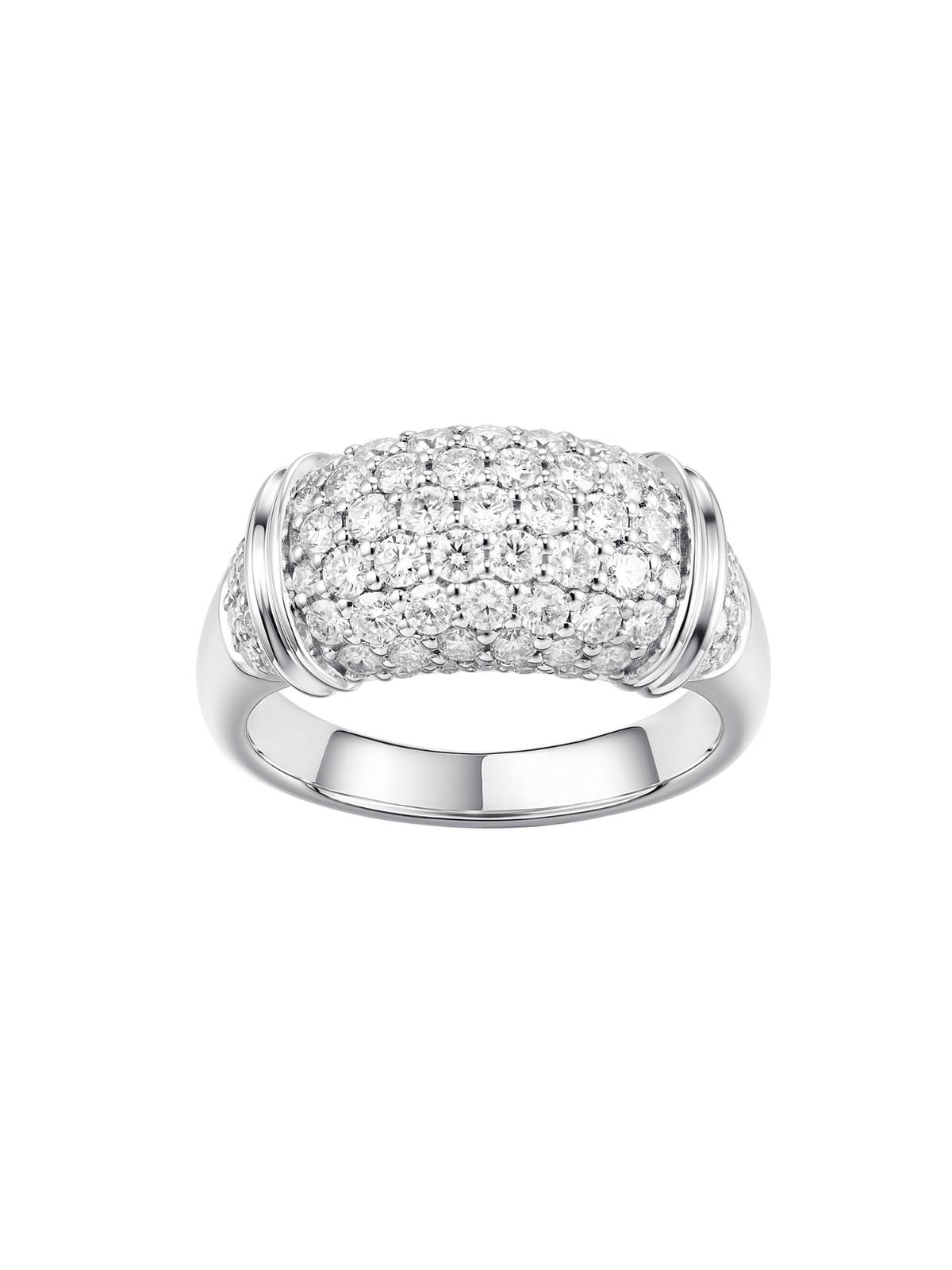 DUNE Moissanite Pavé Dome Ring